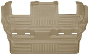 GMC Yukon Floor Mats - Rear - Husky Liners - WeatherBeater - Tan - 2015